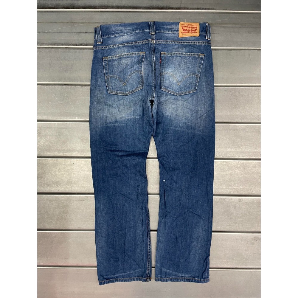 Levi's Men's Straight Jeans - Blue - Picture 11 of 16